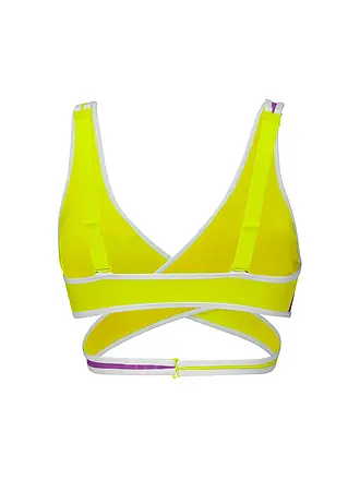 PUMA | Haut de bikini contour plonge pour femmes | lila